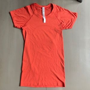 Lulu lemon orange swiftly tech short sleeve 2.0